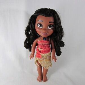JAKKS Pacific Disney Singing Talking Moana 14 Inch Doll Light Up Necklace